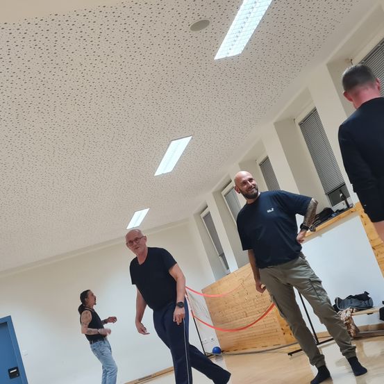 Adult, Male, Man, Person, Wristwatch, Dancing, Glasses, Shoe, Indoors, Jeans