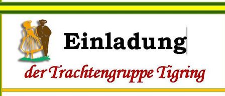 Besuchen Sie die Osterverkaufsveranstaltung der Trachtgruppe Tibring am Palmsonntag, dem 29. März 2026 von 09.00 bis 13.00 Uhr in der Tringer Volksschule. Gewinnen Sie eine besondere Verlosung um 12.15 Uhr. Wir bieten hausgemachte Fleisch-, Wurst- und Osterdekorationen an.