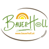 Logo of BauerHoll, featuring the words 'BauerHoll' with a sun and wheat sheaf in the background, and the website www.bauerholl.at in the bottom center.