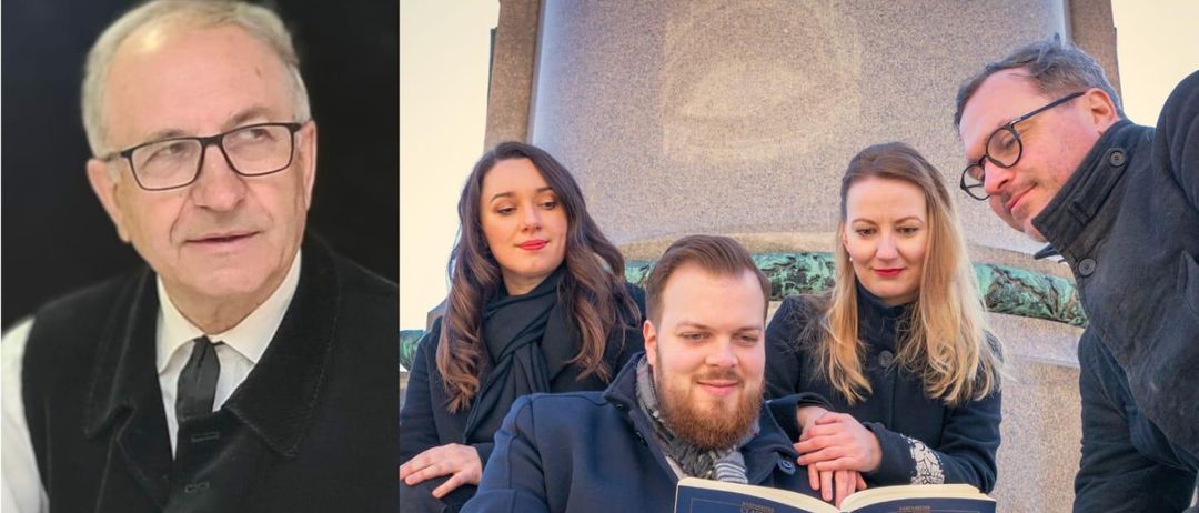 Plakat für Mozarts Dritte. Datum der Veranstaltung: 02.08.2025. Zeit: 19:30. Ort: Neudorf bei Iltz 42. Musiker: Varga Quartett Wien. Gottfried Boisits liest Texte.