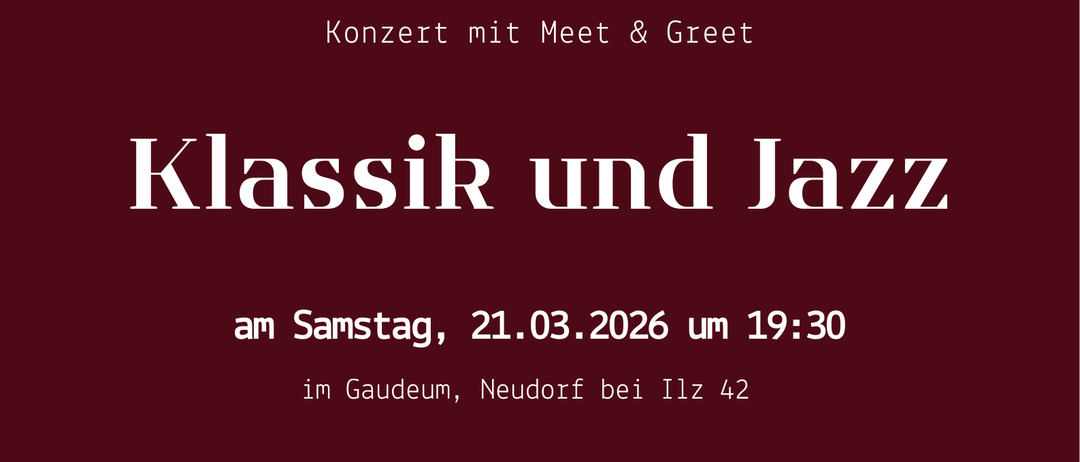Franz Zettler und Heinz Murnig zeigen, wie sich Klassik und Jazz meisterhaft verbinden und musikalische Kontraste zu einem fesselnden Klangdialog werden.