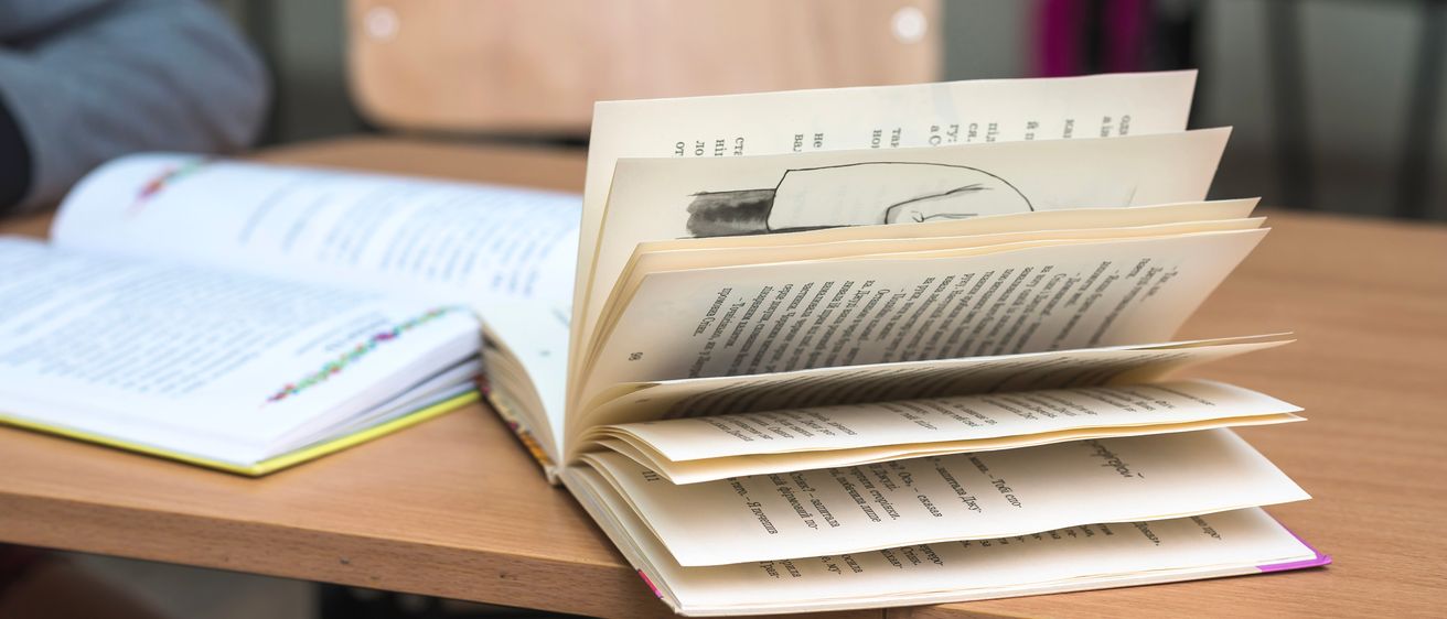 Bild enthält, Book, Publication, Text, Boy, Child, Male, Person, Document, Chair, Furniture