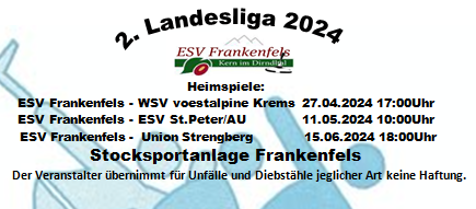 2.Landesliga2024HeimspieleESVFrankenfels