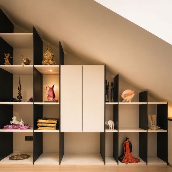 Bibliothek Wandverbau