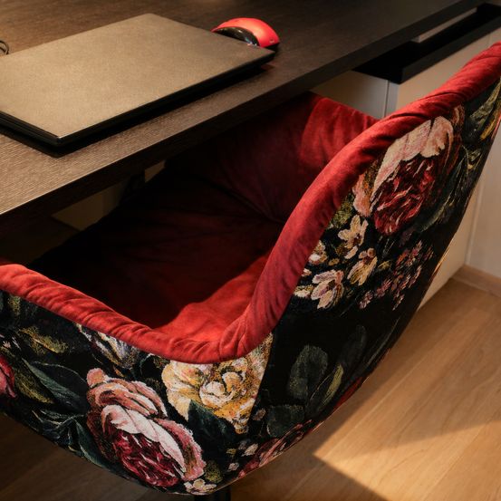 Arbeitszimmer mit Freifrau Manufaktur Sessel