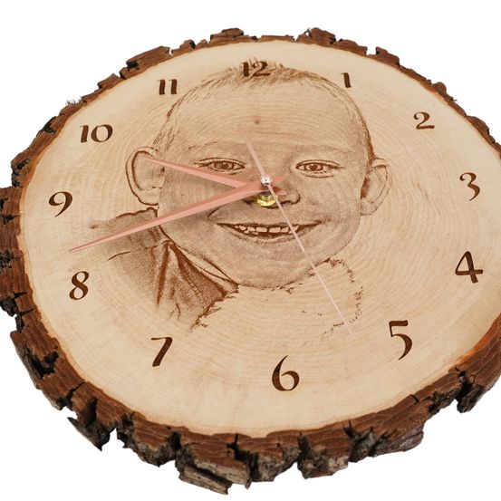 Bild enthält, Clock, Analog Clock, Face, Head, Person, Wall Clock