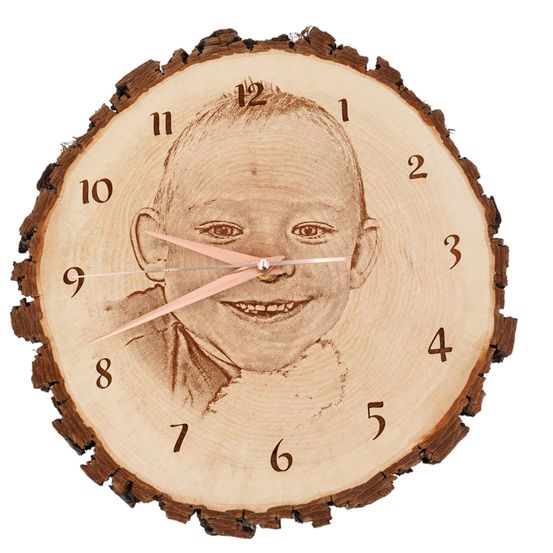 Bild enthält, Clock, Analog Clock, Person, Face, Head, Wall Clock