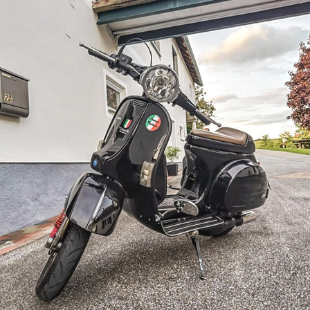 Bild enthält, Transportation, Vehicle, Motorcycle, Machine, Wheel, E-scooter, Scooter