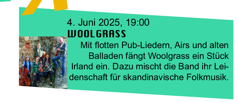Die Schlosskapelle wurde umfassend saniert. Am 3. Mai weihte Bischof Manfred Scheuer sie ein. Im Mai bis Ende September wird sie der Öffentlichkeit als Gottesdienstort und Kulturort zur Verfügung gestellt. Woolgrass, eine Folk-Band, spielt skandinavische Volksmusik. Anja und Wolf Combo, ein Singer-Songwriter-Duo, spielt Westerngitarren, Mandolinen und Flöten. Pulverriedl und Franz Gumpenberger spielen moderne Alpmusik. Leibersdorfer Jugend singt Popsongs mit Gitarrenbegleitung aus verschiedenen Jahrzehnten und dem Trio Geige, Querflöte und Fagott.