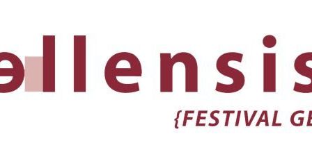 Das Logo für das Celsenis 20 Festival, mit einem stilisierten 'C', einer gelben Linie und einem weißen Kreis auf der linken Seite.