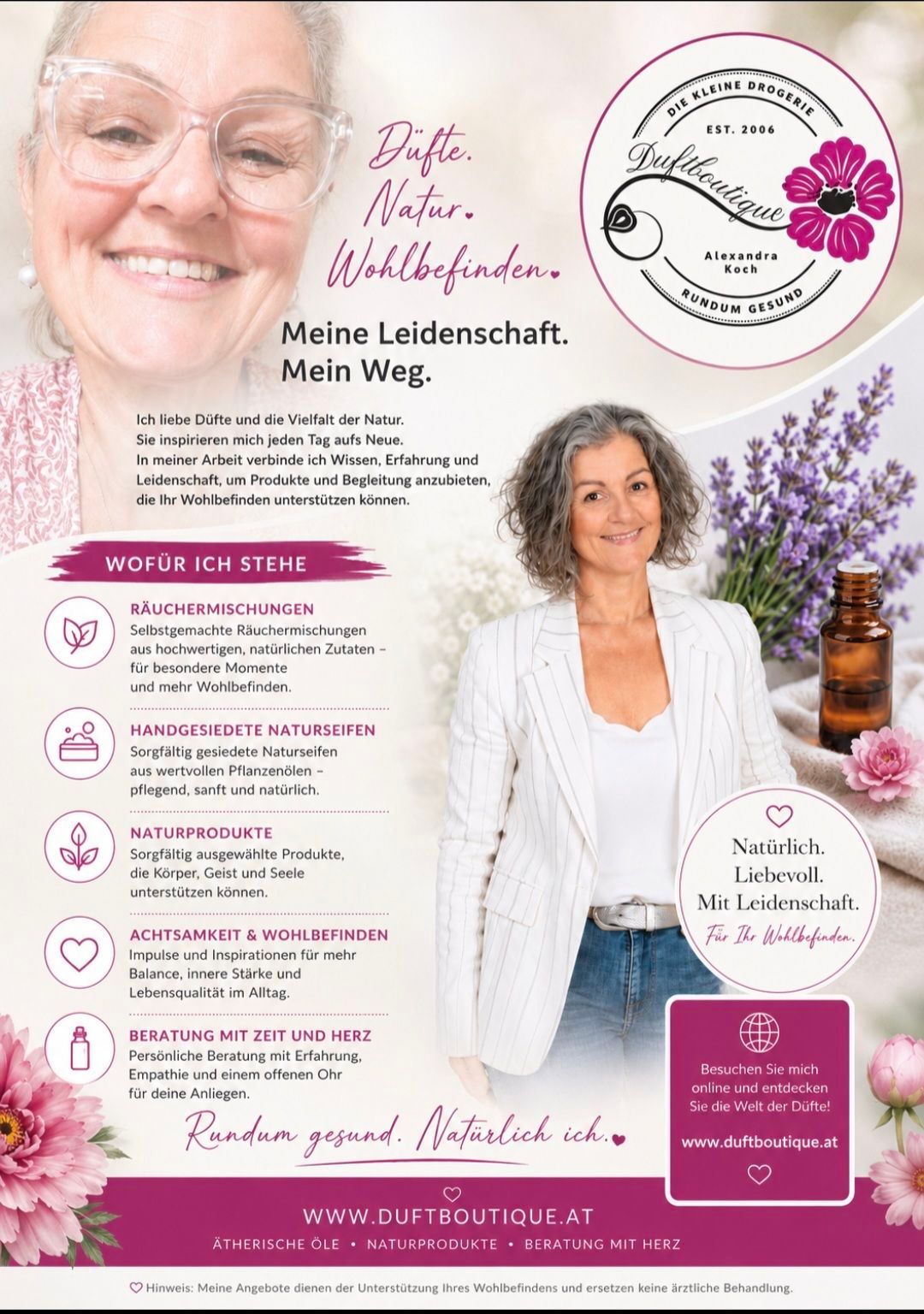 Angebot der Duftboutique Alexandra Koch 