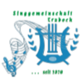 Logo eines Gesangvereins namens 'Singermeisschaft Grabek', gegründet 1970. Es zeigt eine blaue Leier und Noten.