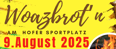 Sportveranstaltung in Hof am 9. August 2025, Beginn um 17 Uhr. Höhepunkte sind Pilzsuppe, Glühwein, Essensstände und ein 12-Stunden-Tennisturnier von 8 bis 20 Uhr. Fans willkommen!