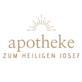 Das Logo für Apotheke Zum Heiligen Josef zeigt eine Sonne mit Strahlen und den Text 'Apotheke Zum Heiligen Josef'.