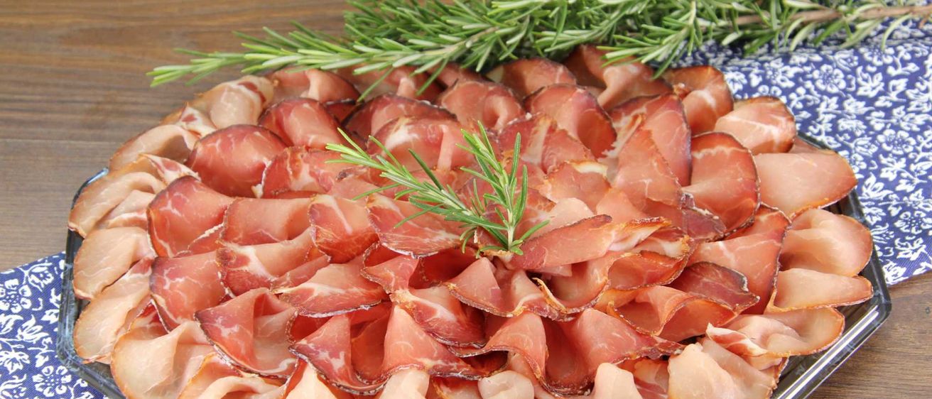 Bild enthält, Food, Meat, Pork, Ham