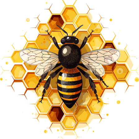 Bild enthält, Animal, Bee, Invertebrate, Wasp, Honey Bee, Apidae, Bumblebee, Food, Honey, Spider