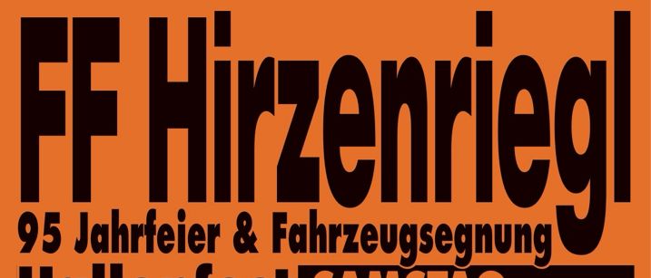 Plakat für ein Festival-Event. Es ist das 95. Jubiläum und Fahrzeugsegnung. Hallenfest SAMSTAG. Datum: 2. Mai. Zeit: 18:30 Uhr. Künstlerin: Melanie Brugger. Genre: Pop-Rock-Charts-Live. Ticketpreise: Vorverkauf €5, Abendkasse €7. Jugendschutzgesetz gilt.