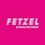 Fetzel GmbH-Logo. Ein rosa Hintergrund mit weißem Text. Das Wort 'FETZEL' steht in großen Buchstaben, und 'KANALTECHNIK' steht darunter in kleineren Buchstaben.