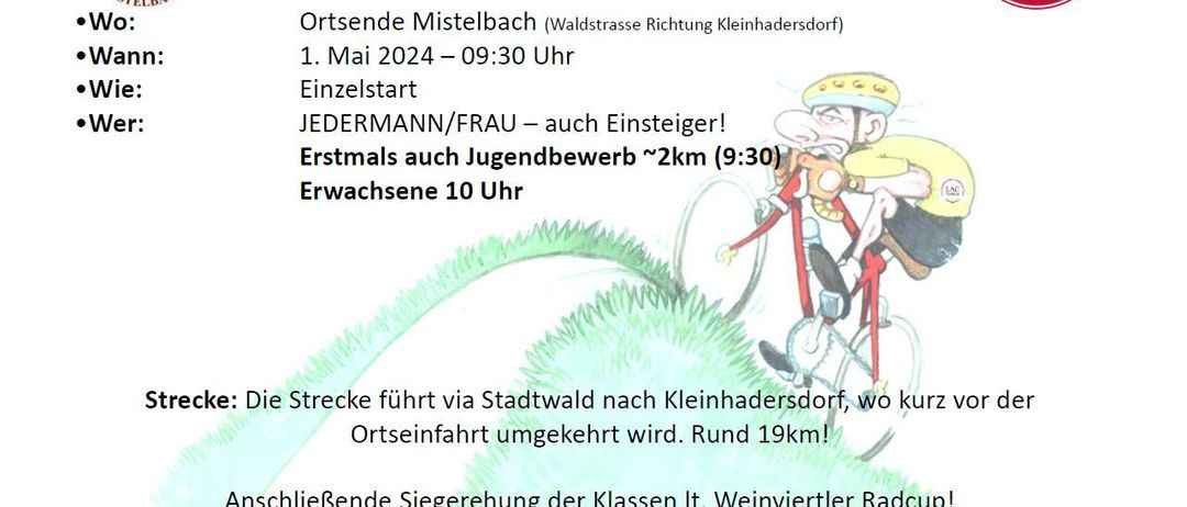 Bild enthält, Advertisement, Poster, Person, Text, Bicycle, Vehicle, Face, Head