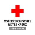 Das Logo des Österreichischen Roten Kreuzes in der Region Steiermark, mit einem roten Kreuz-Symbol und dem Text 'Österreichisches Rotes Kreuz Steiermark'.