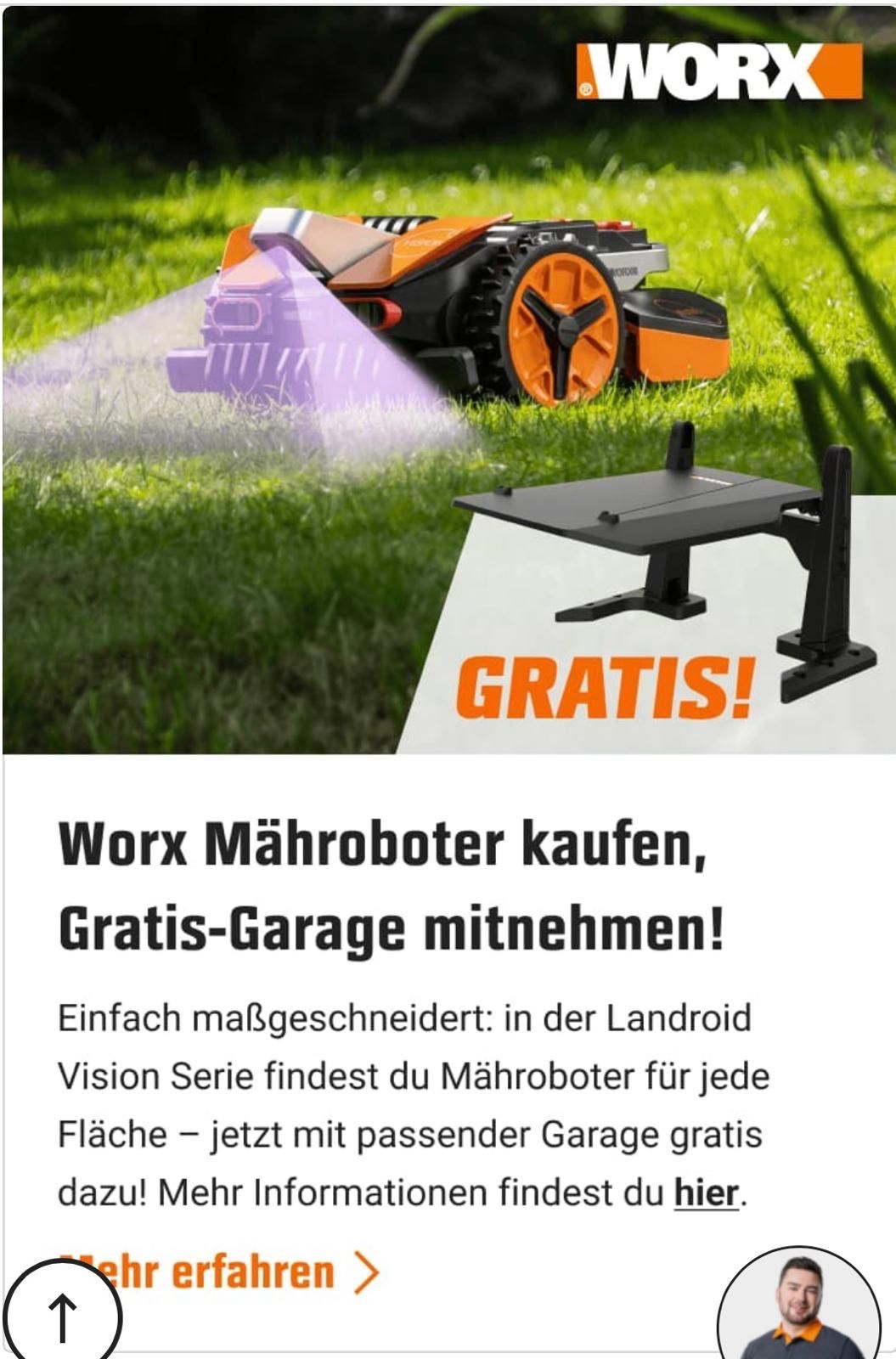 Bild enthält, Grass, Plant, Lawn, Advertisement, Person, Machine, Poster, Water, Face, Lawn Mower