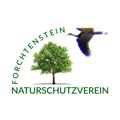 Logo des Naturschutzvereins Forchtenstein mit einem Baum und einem fliegenden Vogel.