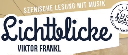Ein Plakat für Viktor Frankl, "Die Rax - Landschaft der inneren Stärke." Zwei Männer posieren mit einem Musikinstrument. Ticketpreis 20 Euro. Beginn um 15 Uhr, Dauer 75 Minuten.