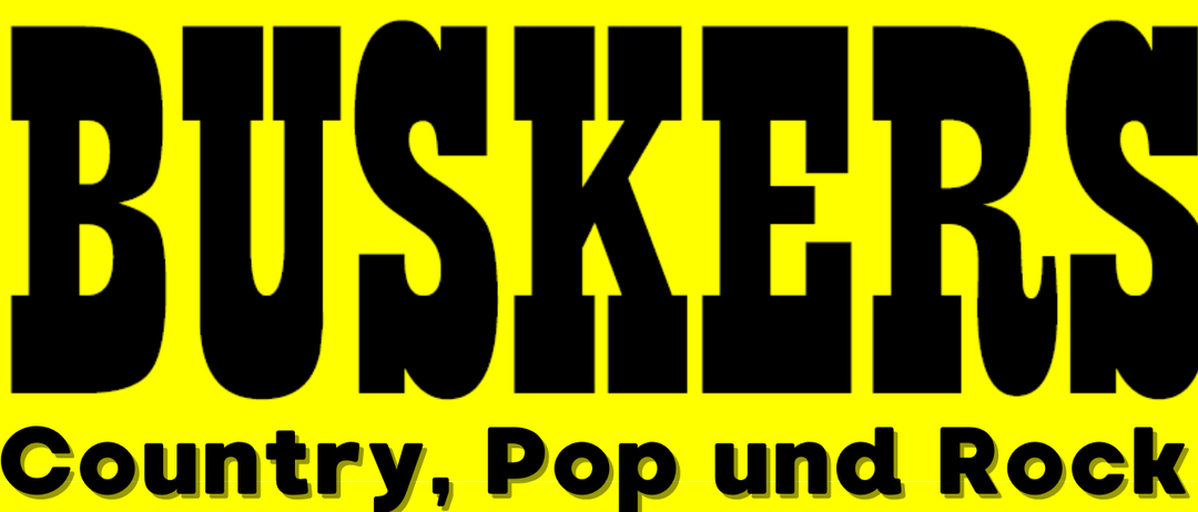 Ein gelbes Plakat zeigt 'USKER' in großen schwarzen Buchstaben. Darunter steht 'Country, Pop und Rock zum 40. Jubiläum. Sa, 22.11.25, Festsaal Langenzersdorf.'