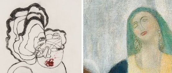 Bild enthält, Art, Painting, Person, Face, Head, Modern Art