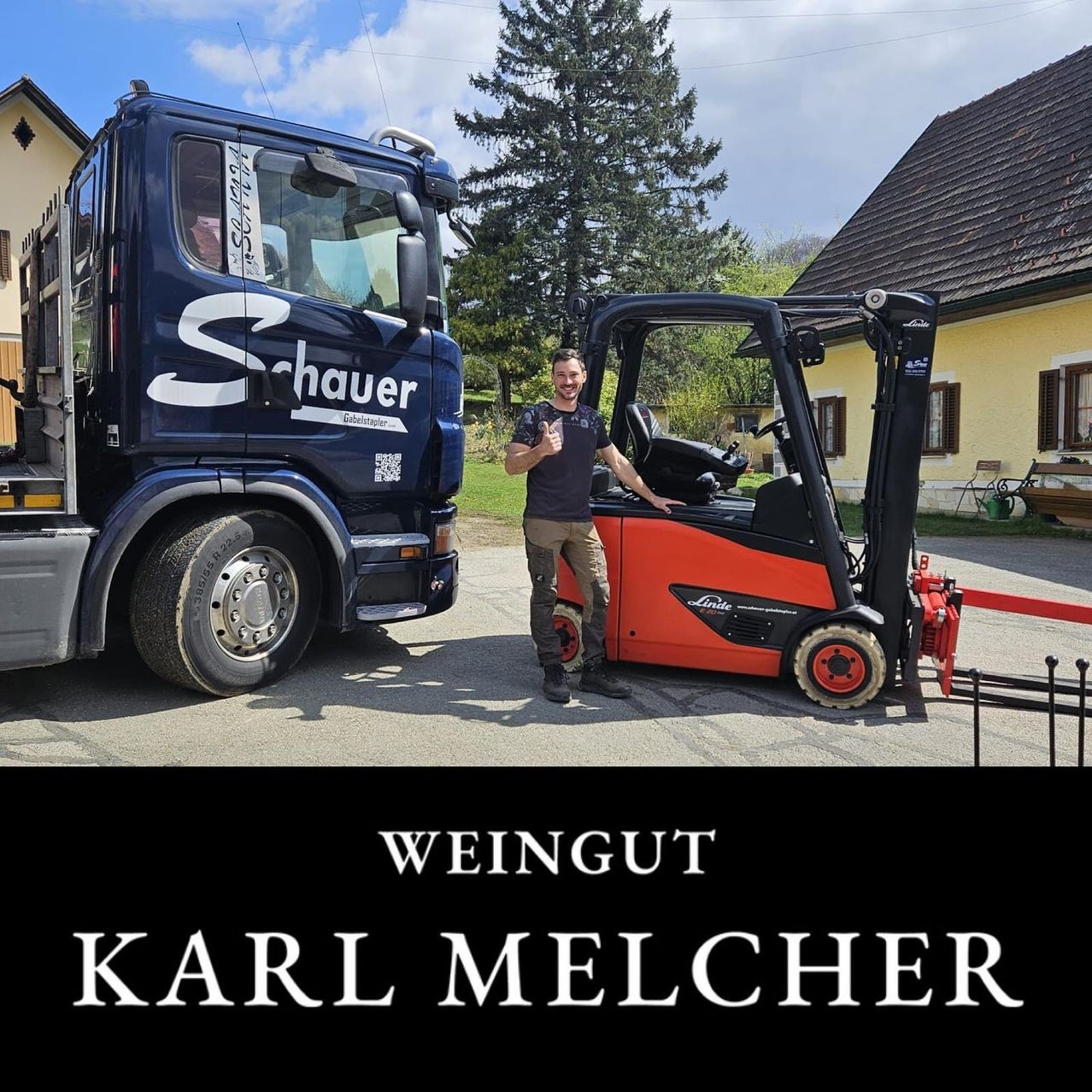 Bild enthält, Machine, Adult, Male, Man, Person, Chair, Shoe, Truck, Forklift, Bench