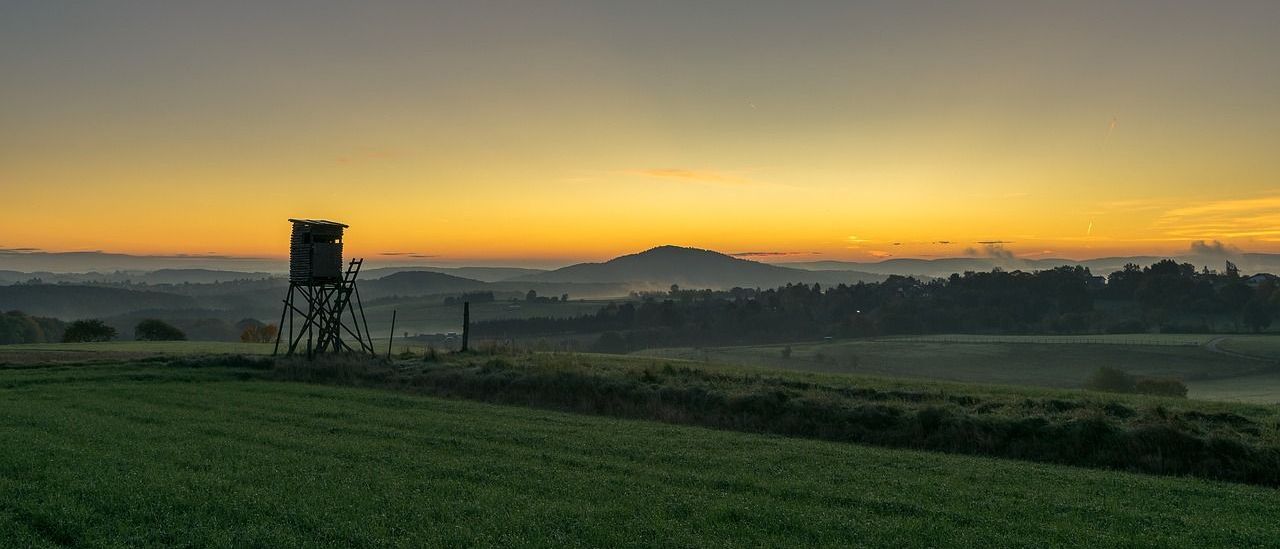Nature, Outdoors, Sky, Grass, Landscape, Scenery, Sunrise, Field, Horizon, Countryside