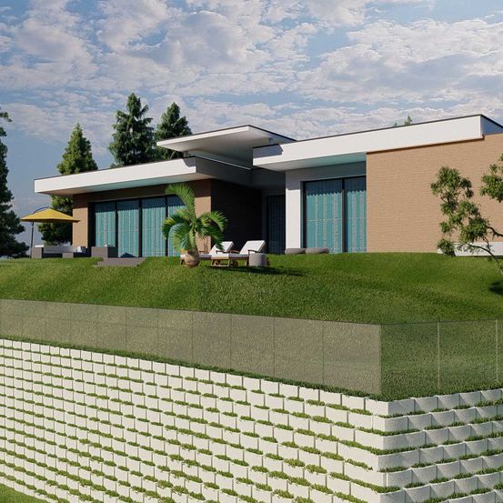 Bild enthält, Building, House, Housing, Villa, Grass, Lawn, Outdoors, Tree, Nature, Yard