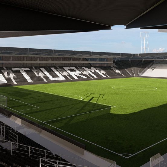 Bild enthält, Football, Sport, Architecture, Building, Soccer, Field