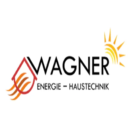 Das Wagner-Logo zeigt ein stilisiertes Haus mit einem Sonnenaufgang darüber und darunter den Text 'Energie-Haustechnik'.