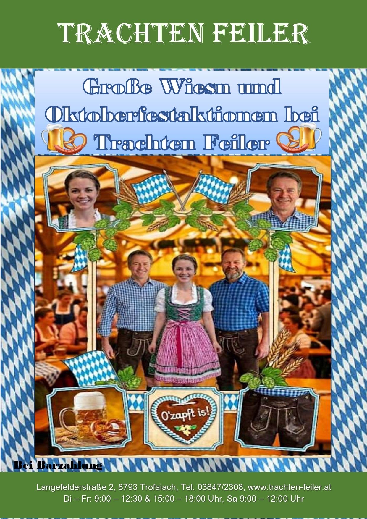 Große Wiesnaktionen bei Trachten Feiler
