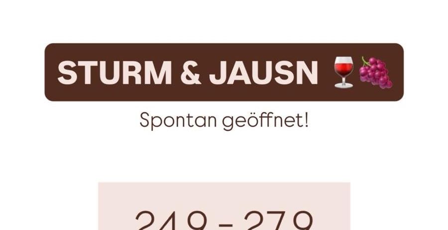 Werbung für Wallner Wein mit offenem Weinglas und Wein, Daten und Reservierungsnummer.