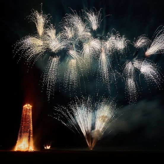 Bild enthält, Fireworks, Nature, Night, Outdoors