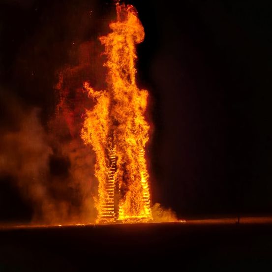 Bild enthält, Fire, Flame, Bonfire