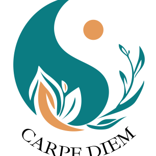 A black background features a Yin-Yang symbol. The Yin half has a flame and a leaf, while the Yang half has a sun.