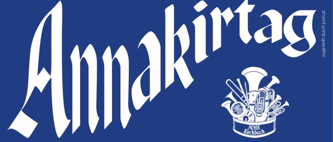 Annaktirg-Plakat für den 25. und 26. Juli mit Veranstaltungsplan. Zeiten, Orte und Beschreibungen sind aufgelistet.