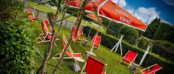 Building, Hotel, Resort, Grass, Plant, Chair, Furniture