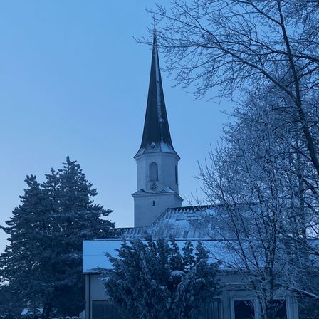 Bild enthält, Spire, Tower, Fir, Tree, Clock Tower, Person, Outdoors, Nature