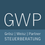 GWP Grösz Weisz Partner Steuerberatung OG-Logo. Bild enthält, Text, Logo