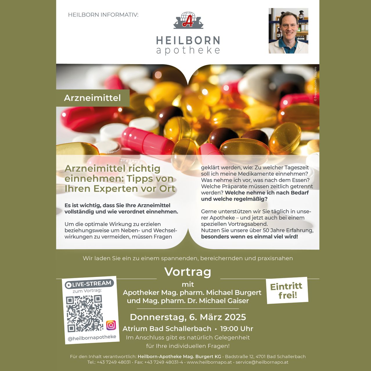 Bild enthält, Advertisement, Poster, Adult, Female, Person, Woman, Medication, Pill, QR Code, Face