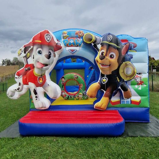 Bild enthält, Grass, Plant, Inflatable, Play Area, Outdoors, Park, Outdoor Play Area, Person, Baby, Face