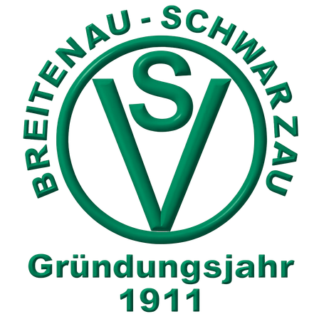 Ein Logo für Breitenau-Schwarzau, eine deutsche Organisation. Das Logo zeigt ein stilisiertes 'V' in einem Kreis und das Gründungsjahr 1911 darunter.