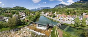 Bild enthält, Nature, Outdoors, Scenery, Landscape, Water, Lake, Bridge