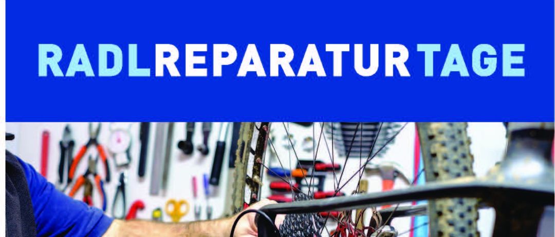 Plakat für eine Fahrradreparaturveranstaltung am 6. Juni 2026 im Jakobimarkt Payerbach. Ein Mann repariert eine Fahrradkette. Textdetails zu Datum, Uhrzeit und angebotenen Fahrradreparaturen.