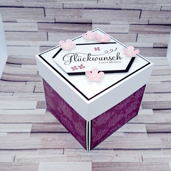 Explosionsbox zur Hochzeit