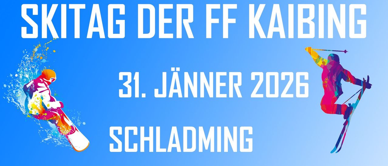 Blaues Poster mit weißem Text. Es steht '31. JÄNNNER 20 SCHLADMING'.